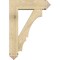 Ekena Millwork Balboa Arts and Crafts Rough Sawn Bracket w/ Offset Brace, Douglas Fir, 8"W x 28"D x 40"H BKT0806X28X40BOA03RDF - alternate 2